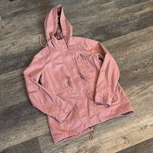 Pink utility jacket